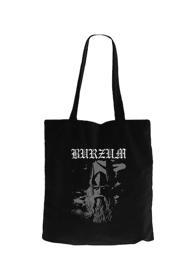 Burzum True Norwegian Black Metal Siyah Kanvas Bez Çanta Siyah