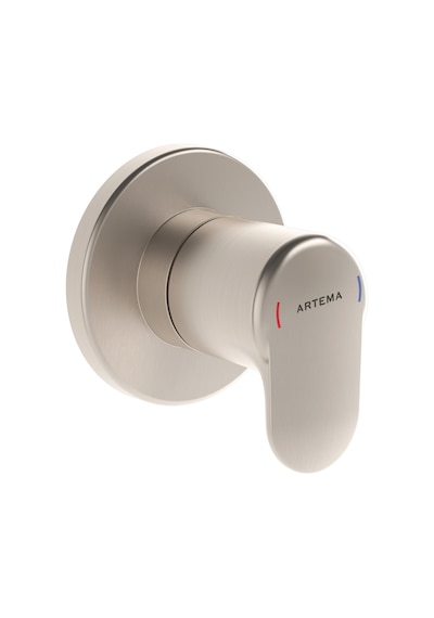 Artema Root Round Ankastre Stop Valf Fırçalı Nikel A4273034 Nikel