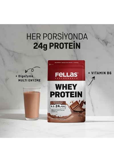 Performance Çikolata Aromalı Whey Protein 525g 2 Li Paket Ahududu