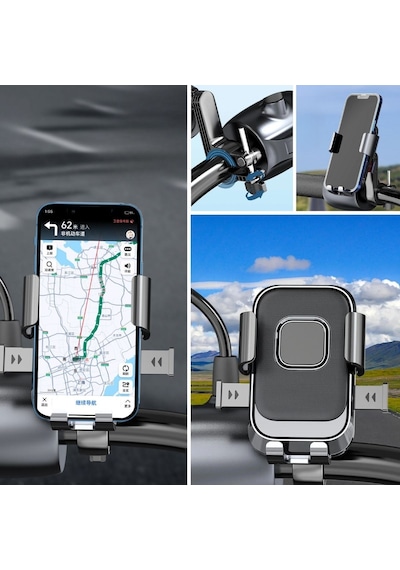 Buffer Motor,motosiklet,bisiklet ,scooter İçin Telefon Tutucu