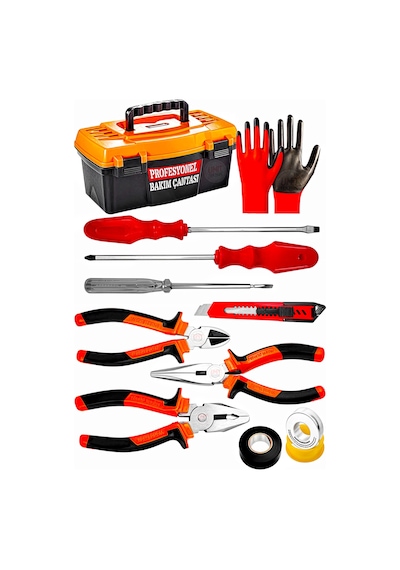 11 Pcs Takım Pense Yankeski Karkaburun Yıldız Düz Tornavida Hobi-okul-pratik Takım