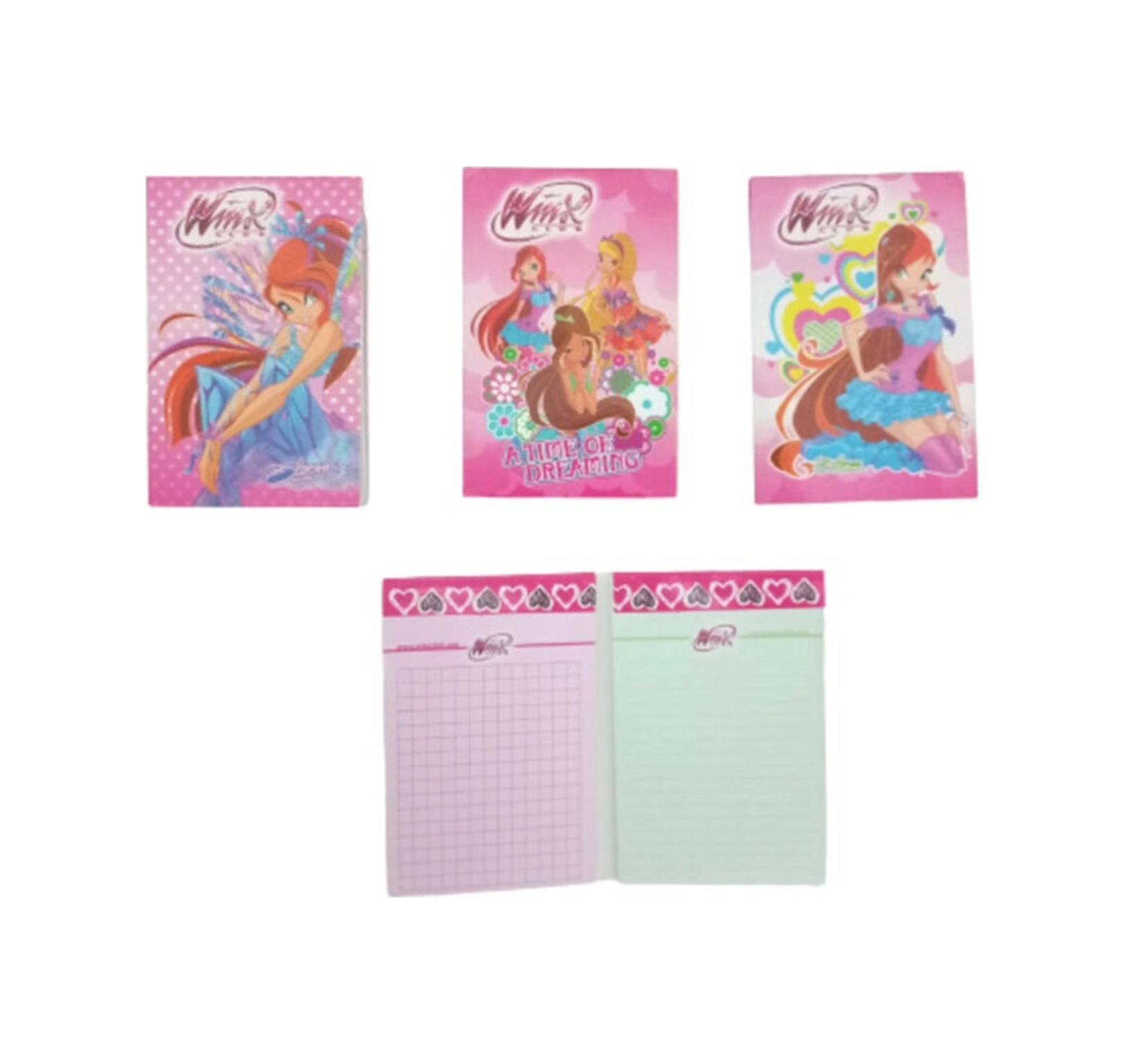 Winx A7 80 Yaprak Bloknot - 4 Adet