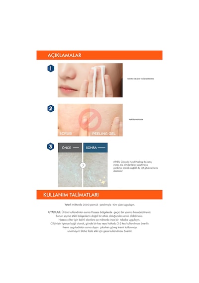 Missha A'PIEU Glycolic Acid Peeling Booster Glikolik Asit İçeren Peeling Etkili Tonik 120 ML