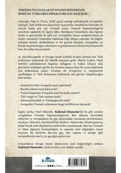 Kullanışlı Düşmanlar: Batı Siyaset Düşüncesinde İslam Ve Osmanlı 1450-1750