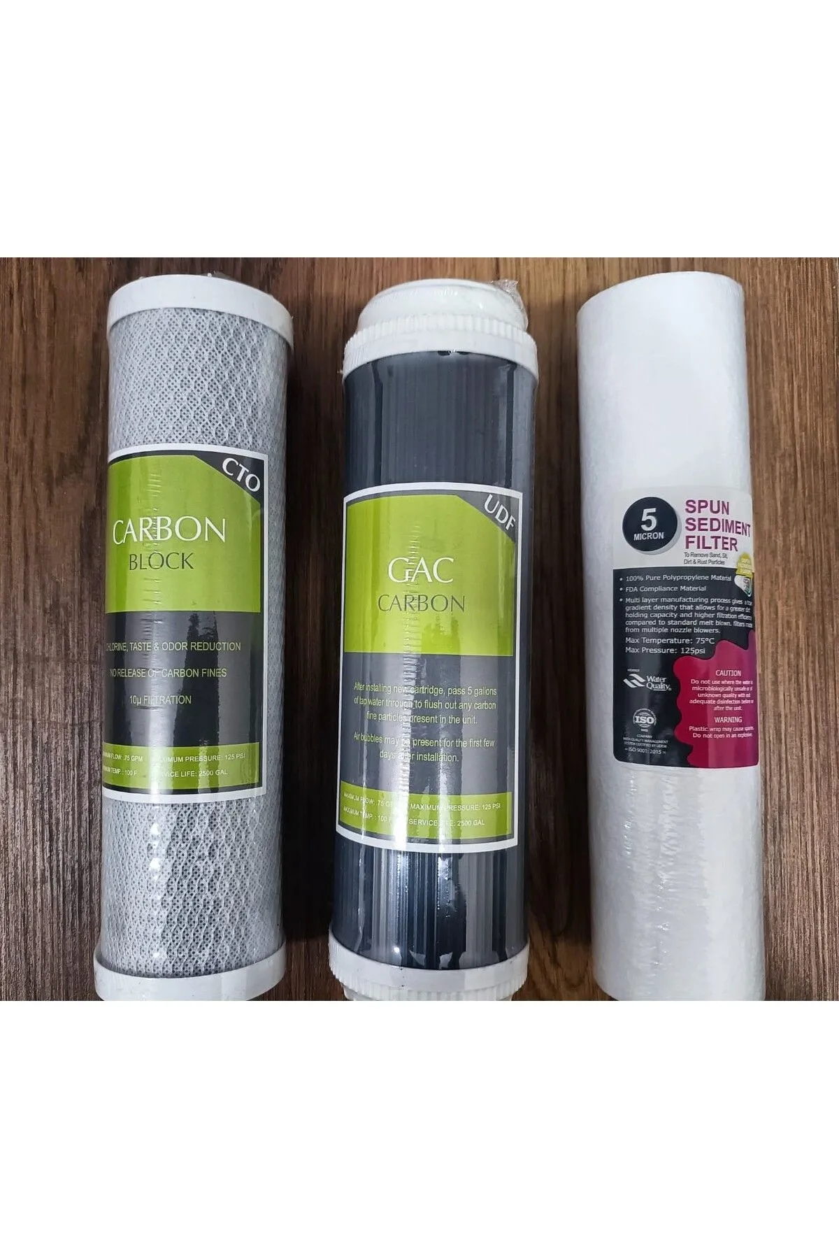 5 Aşama Açık Kasa Reverse Osmosis Su Arıtma Cihazı 5li Filtre Set Diğer