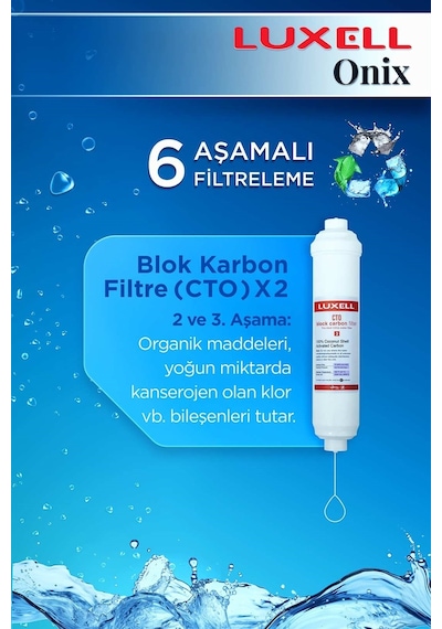 Luxell Lxs-p0 Luxell Onix Su Arıtma Sistemi Pompasız