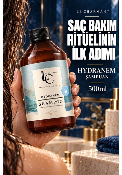 Kuru Ve Yıpranmış Saçlar İçin Şampuan Yoğun Nem & Onarım Keratin Ha Sülfatsız Tüm Saç Tipleri