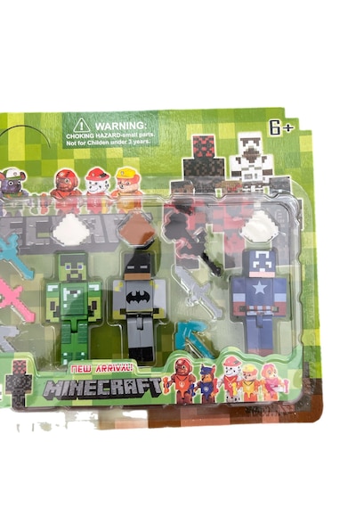 Minecraft Avengers Karakterler 6 Figürlü 7 Cm 21 Parça