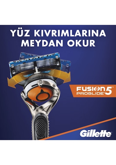 Gillette Fusion5 Proglide Tıraş Makinesi + Yedek Başlık 5'li