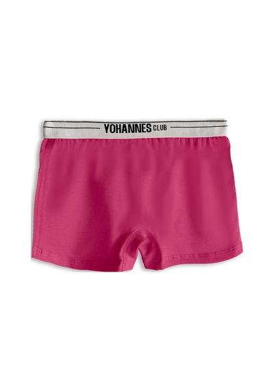 Yohannes Club, Kız Çocuk, Pamuklu Boyshort Boxer , 3'lü Paket, Karışık Renkli Karışık