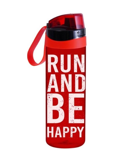 Herevin 161670-835 Motivasyon Desenli Matara 750 Ml Kırmızı