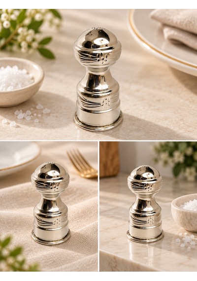 Aura Copper El İşlemeli Bakır Tuzluk Dekoratif Sofra Tuzluğu Ve Baharatlık Ac-tz-004