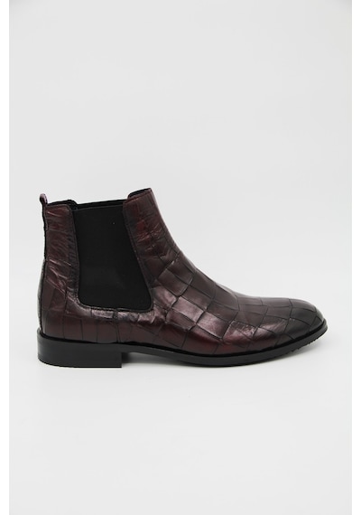 Luciano Bellini Bj3001 Reptil Erkek Klasik Bot - Bordo-bordo Bordo