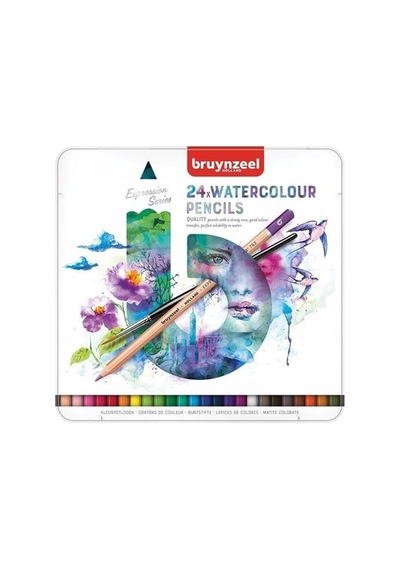 Bruynzeel Expression Series Sulu Boya Kalem Seti 24'lü 60313024 Karışık