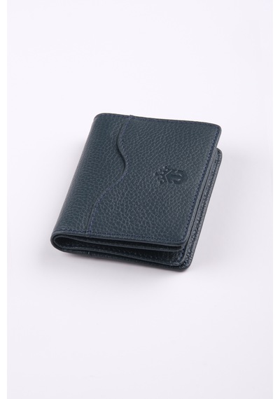 Ancora Leather Hakiki Deri Kartlık-26207 Lacivert