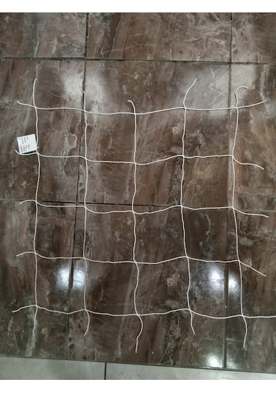 Beyaz Bitki Destek Ve Çit Çevirme Filesi 10 Metre, En: 2m, İp Kalınlığı: 2,8 Mmsalatalık, Fasülye, Kabak Filesi