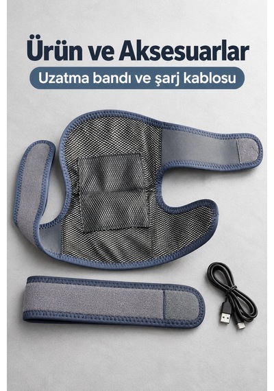 Isıtmalı Diz Aleti Ayarlanabilir Sıcaklık Ve Titreşim