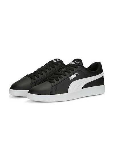 Puma Smash 3.0 L Erkek Günlük Ayakkabı 390987 Siyah Beyaz Siyah Beyaz