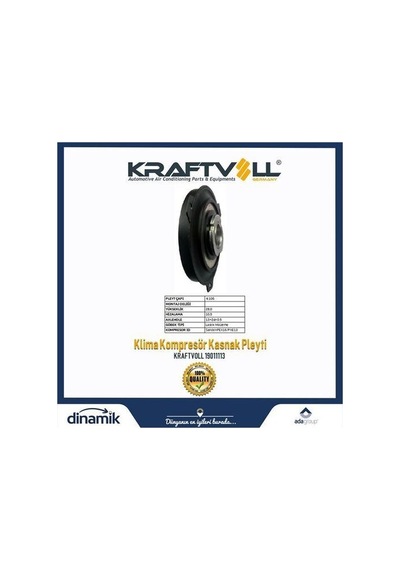 Kraftvoll 19011113 Klima Kompresör Göbeği Sndn Pex16 Pxe12 Kyoks5241