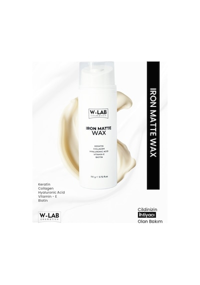 W-Lab Cosmetics Iron Matte Wax 110 Gr