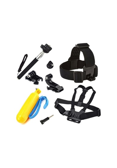 Gopro Eken Sjcam Aksiyon Kamera Aksesuarı 8 Parça Başlangıç Seti