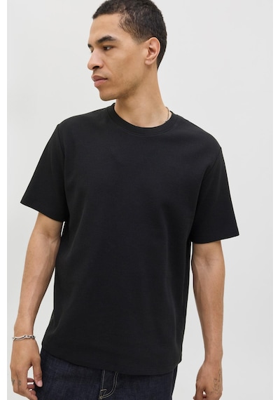 Jack & Jones Essentials Erkek Basic Tişört Kısa Kollu Regular Fit Siyah