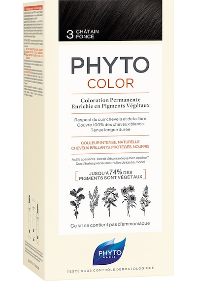 Phyto Phytocolor Bitkisel Saç Boyası No - 3 Koyu Kestane