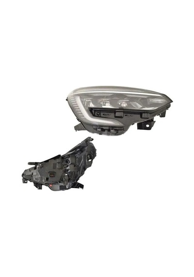 Renault Clio 2020 Yılında Çıkan Kasa Ön Far Elektrikli Motorlu Led Nikelaj Sağ Oem No: 260103814r