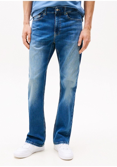 Tommy Hilfiger Ryan Solgun Çizme Paça Erkek Koyu Mavi Jeans-6377 Koyu Mavi