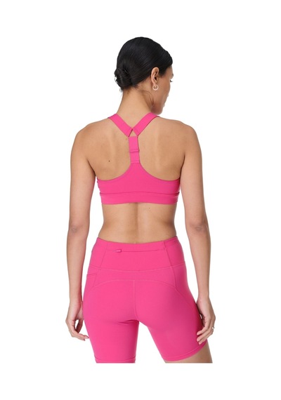 Sweaty Betty Sweaty Betty Power Medium Support Sports Br Kadın Pembe Fitness Bra 5122 Pembe