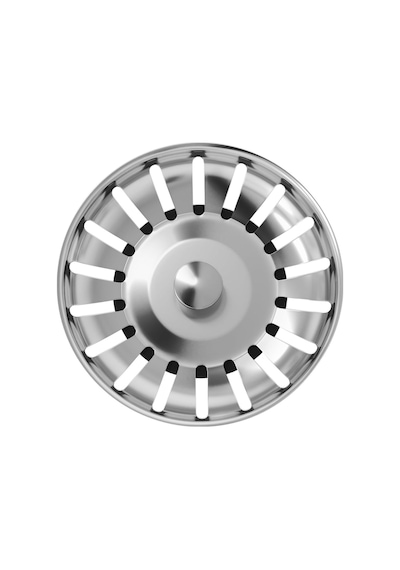 Çöpmak 8 Cm Paslanmaz Çelik Lavabo Evye Gider Süzgeci Sifon Uyumlu Dayanıklı Filtre Diğer