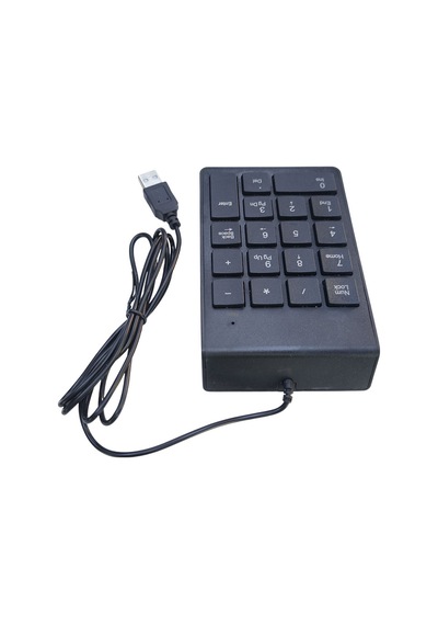 Numerik Keypad 18 Tuşlu Kablolu Numpad Klavye Numara Klavyesi