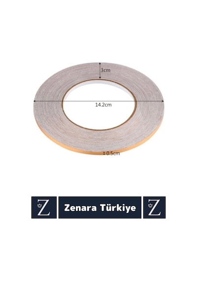 Premium Kendinden Yapışkanlı Su Geçirmez Fayans Arası Gold Şerit Derz Bant 0.5 Cm X 50 Metre 2 Adet