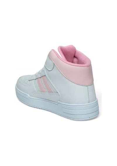 Ndrops 09-24 Deri Outdoor Kız Çocuk Spor Bot Beyaz Pembe 26-30 Beyaz