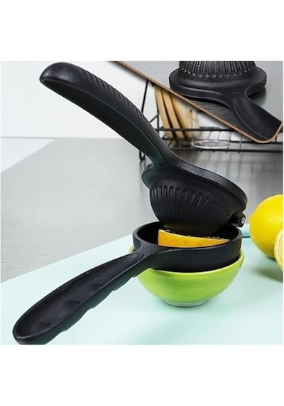 Döküm Paslanmaz Limon Ve Portakal Sıkacağı Ergonomik Kol Tasarım Narenciye Için Pratik Manuel Mutfak Sıkacağı Diğer
