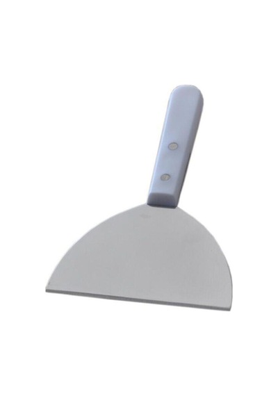 Oval Uçlu Spatula Çelik Gri Diğer