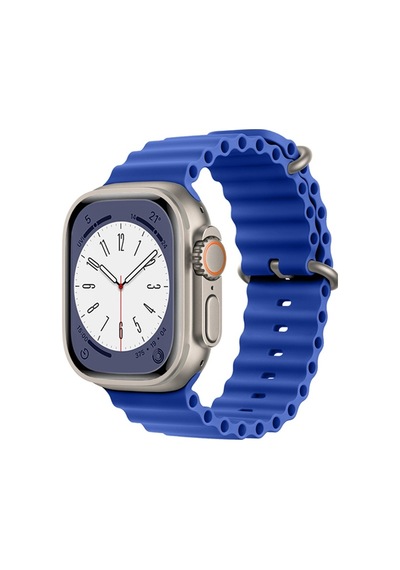 Apple Uyumlu  Watch 42 MM 44 MM 45 MM 49 MM Kordon Ocean Silikon Kordon 1/2/3/4/5/6/se/7/8/ultra