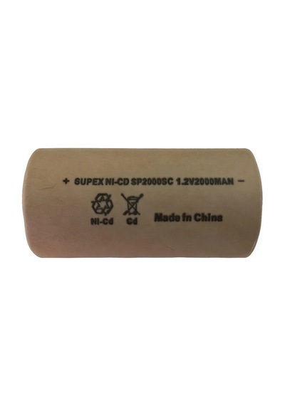 Supex Sp2000sc 1.2v 2000mah Ni-cd Şarjlı Süpürge Pili