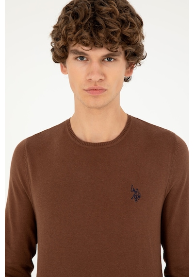 U.s. Polo Assn. Erkek Kahverengi Kazak /triko 50293505-vr158 Kahverengi