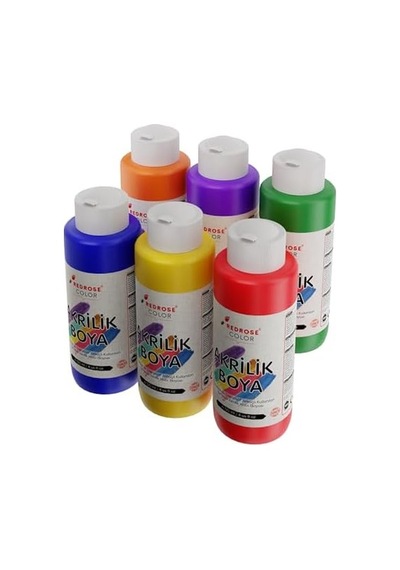 Ara Renkler Akrilik Boya 6&apos Lı Set 6x120 Ml