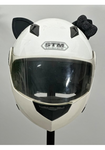 Motor & Motosiklet Siyah Fiyonklu Siyah Kedi Kulak Kask Dış Aksesuarı Diğer