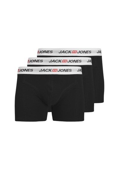Jack & Jones Jaccorp Old Logo Trunks 3 Pack Erkek Boxer 3'lü Paket - Konforlu Ve Şık Siyah