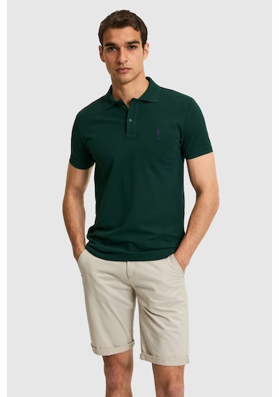 U.s. Polo Assn. Erkek Koyu Yeşil Tişört Basic 50322304-vr079 Koyu Yesıl