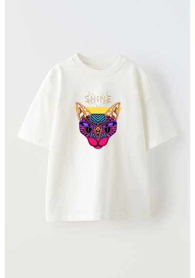 Thewert Unisex Shiki Fujin God Of Death Japan God Tasarım Baskılı Pamuk Beyaz Oversize T-shirt