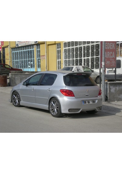 PEUGEOT 307 YÜKSEK SPOYLER Fiber Boyasız