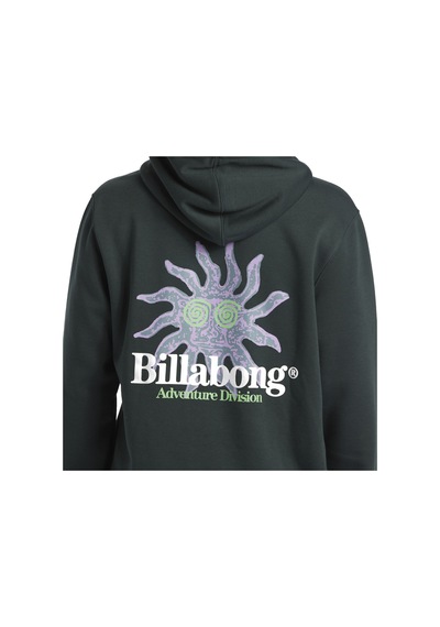Billabong Compass Erkek Kapüşonlu Sweatshirt Yeşil Yeşil