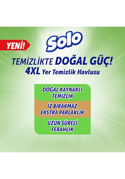 Solo Beyaz Sabun Ferahlığı Mop Uyumlu Yüzey Temizlik Havlusu 3'lü