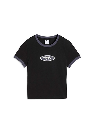 Puma Future.puma.archıve Tee Kadın Günlük Tişört 63664601 Siyah
