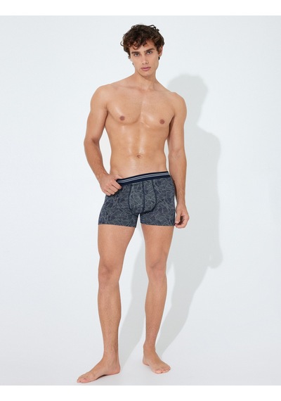 Koton 3'lü Boxer Seti Soyut Baskılı Çok Renkli Pamuklu Gri 4slm90089mk Gri Koton 3'lü Boxer Seti Soyut Baskılı Çok Renkli Pamuklu Gri 4slm90089mk Gri