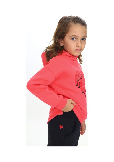 Toontoy Kids Toontoy Kız Çocuk 2'li Takım Baskılı Kapüşonlu Sweatshirt & Beli Paçası Lastikli Jogger Eşofman Altı - Renk Bloklu & 3 İplik Şardonlu Nar Çiçeği Toontoy Kids Toontoy Kız Çocuk 2'li Takım Baskılı Kapüşonlu Sweatshirt & Beli Paçası Lastikli Jogger Eşofman Altı - Renk Bloklu & 3 İplik Şardonlu Nar Çiçeği